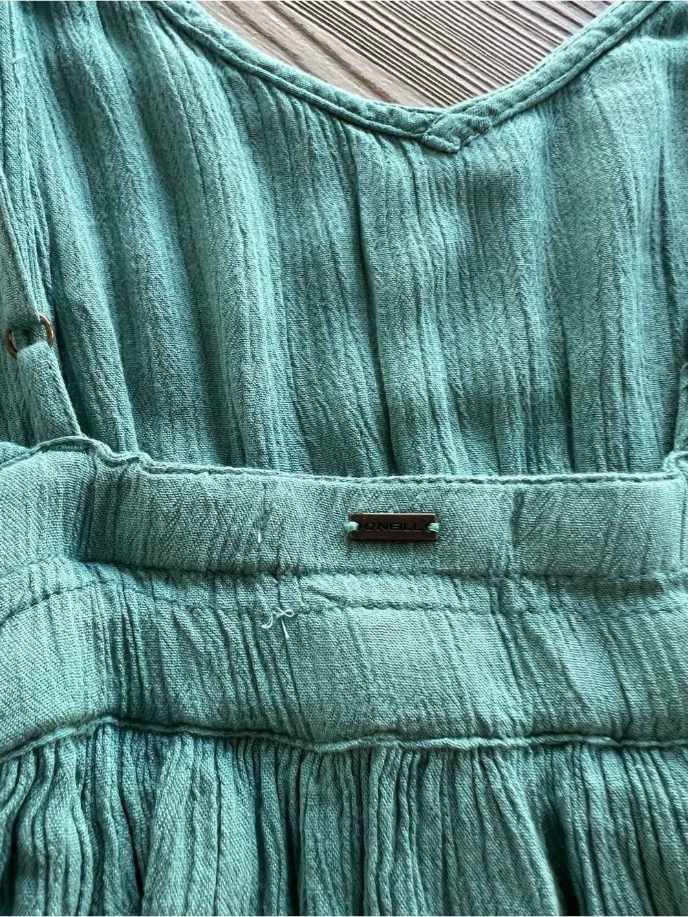 O'Neill Green Spaghetti-Strap Camisole Top - Picture 7 of 8